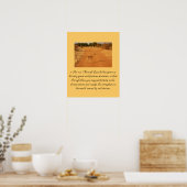 Christelijke Schrift 2 Pet 1:4 Poster (Keuken)