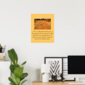 Christelijke Schrift 2 Pet 1:4 Poster (Thuiskantoor)