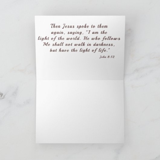 Christelijke Schrift Aanmoediging Kaart Vuurtoren (Binnen)