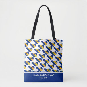 Christelijke Schrift BARBADOS VLAG Jesaja Tote Bag