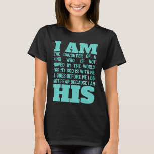 Christelijke Schrift Bijbel Verse Geloof God Docht T-shirt