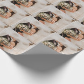 Christelijke Schrift bruiloft foto Cadeaupapier (Hoek)