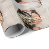 Christelijke Schrift bruiloft foto Cadeaupapier (Rol Hoek)