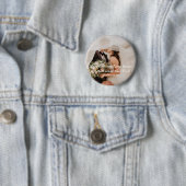 Christelijke Schrift bruiloft foto Ronde Button 5,7 Cm (In situ)