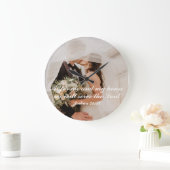 Christelijke Schrift Bruiloft Foto Wandklok (Huis)