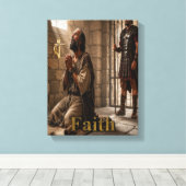 Christelijke Schrift Canvas Afdruk (Insitu (Houten vloer))