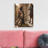 Christelijke Schrift Canvas Afdruk (Insitu (Woonkamer))