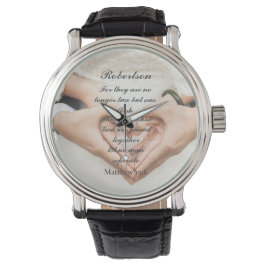 Christelijke Schrift Huwelijksfoto Horloge