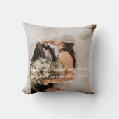 Christelijke Schrift Huwelijksfoto Kussen (Voorkant)