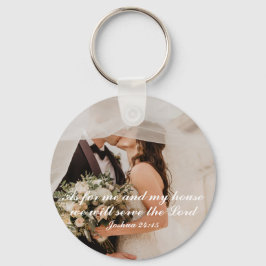 Christelijke Schrift Huwelijksfoto Sleutelhanger