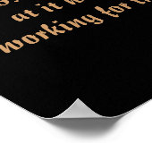 Christelijke Schrift Kol 3:23 Poster (Hoek)