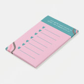 Christelijke Schrift Liefde Hart Herinnering Post-it® Notes (Schuin)