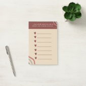 Christelijke Schrift Liefde Hart Herinnering Post-it® Notes (Kantoor)