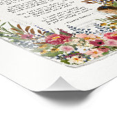 Christelijke Schrift Quote Wall Art Print poster (Hoek)