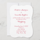 Christelijke Schrift Tropische Bloem Huwelijk Kaart (Achterkant)