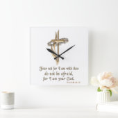 Christelijke Schrift Vierkante Klok (Huis)
