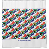 Christelijke Schrift | ZUID-AFRIKAANSE VLAG Douchegordijn (Voorkant)