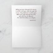 Christelijke Schriftsympathiekaart Blue River Wate Kaart (Binnen)