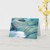 Christelijke Schriftsympathiekaart Blue River Wate Kaart (Gele Bloem)