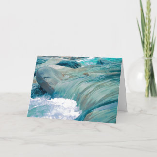 Christelijke Schriftsympathiekaart Blue River Wate Kaart
