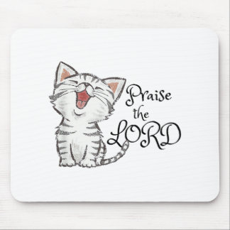 Christelijke schriftuur cadeau met knuffel kat, Pr Muismat