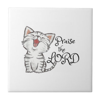 Christelijke schriftuur cadeau met knuffelkat, Pri Tegeltje