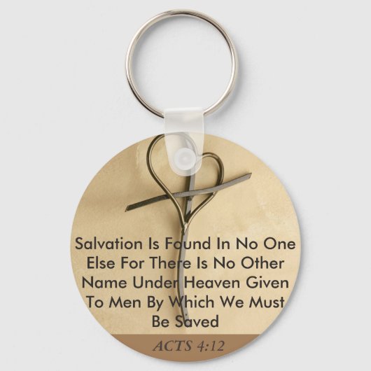 CHRISTELIJKE SCHRIJVING BIBLE VERSE 1 SIDE SLEUTEL SLEUTELHANGER (Voorkant)