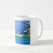 Christelijke Scriptgeschenken regenboogkunst Koffiemok (Voorkant rechts)