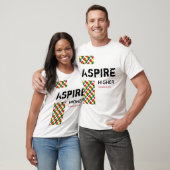 Christelijke scripts | ASPIRE HOGER | Ghana Flag T-shirt (Unisex)