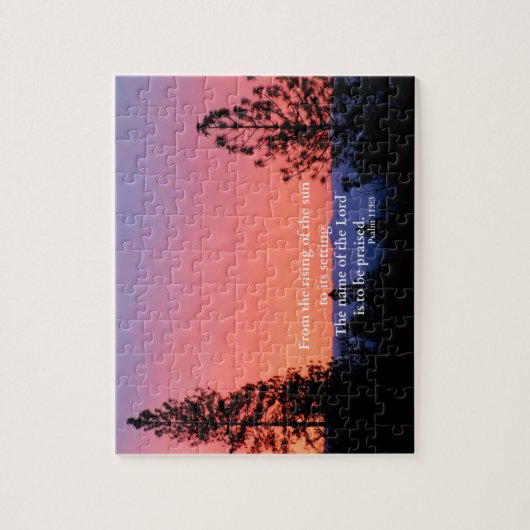 Christelijke scripts Bijbel Verse Creationarts Legpuzzel (Verticaal)