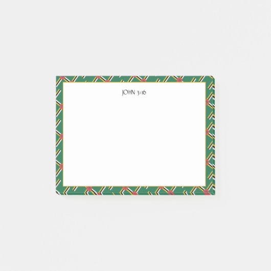 CHRISTELIJKE scripts DOMINICA FLAG Post-it® Notes (Voorkant)