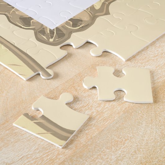 Christelijke scripts en  bloemen legpuzzel (Zijkant)