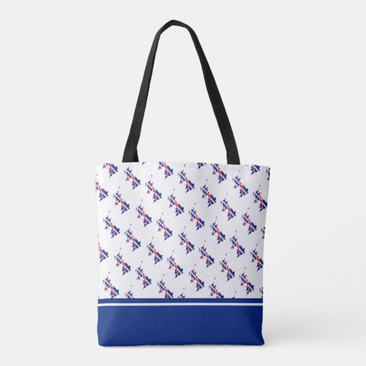 Christelijke scripts GB BRITAIN UNION JACK Isaiah Tote Bag (Achterkant)