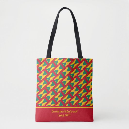 Christelijke scripts GRENADA FLAG Isaiah Tote Bag (Voorkant)