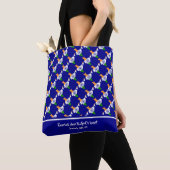 Christelijke scripts INDIA FLAG Isaiah BLUE Tote Bag (Dichtbij)
