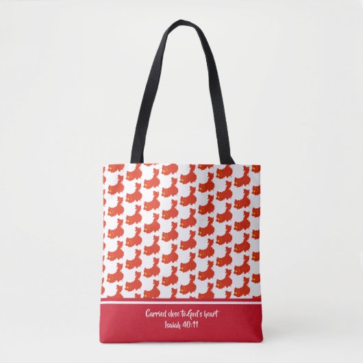 Christelijke scripts Isaiah | CHINA FLAG Tote Bag (Voorkant)
