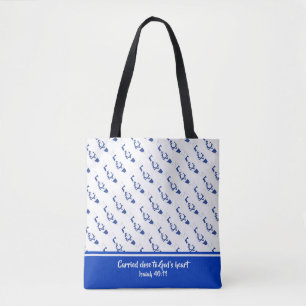 Christelijke scripts ISRAEL Star David Isaiah Tote Bag