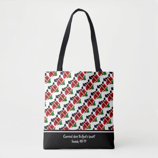 Christelijke scripts KENYA FLAG Isaiah Tote Bag (Voorkant)