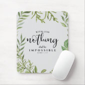 Christelijke scripts Niets is onmogelijk Muismat (Met muis)