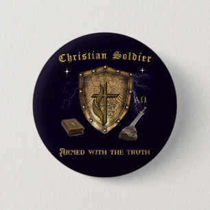 Christelijke scripts ronde button 5,7 cm