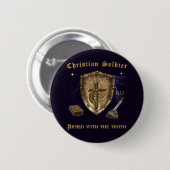 Christelijke scripts ronde button 5,7 cm (Voorkant /achterkant)