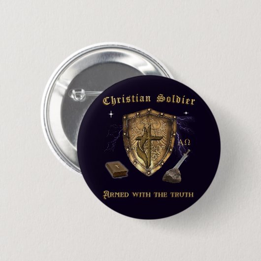 Christelijke scripts ronde button 5,7 cm (Voorkant /achterkant)