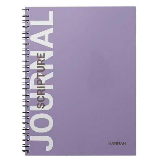 Christelijke Scripts Specialized Paars Journal Notitieboek (Voorkant)