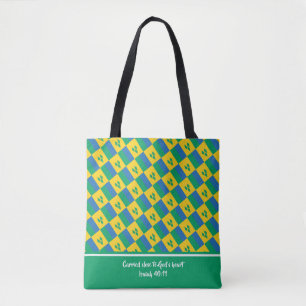 Christelijke scripts ST VINCENT FLAG Isaiah Tote Bag