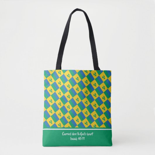 Christelijke scripts ST VINCENT FLAG Isaiah Tote Bag (Voorkant)