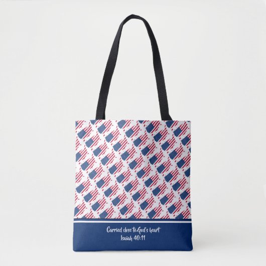Christelijke scripts US AMERICA Isaiah Tote Bag (Voorkant)