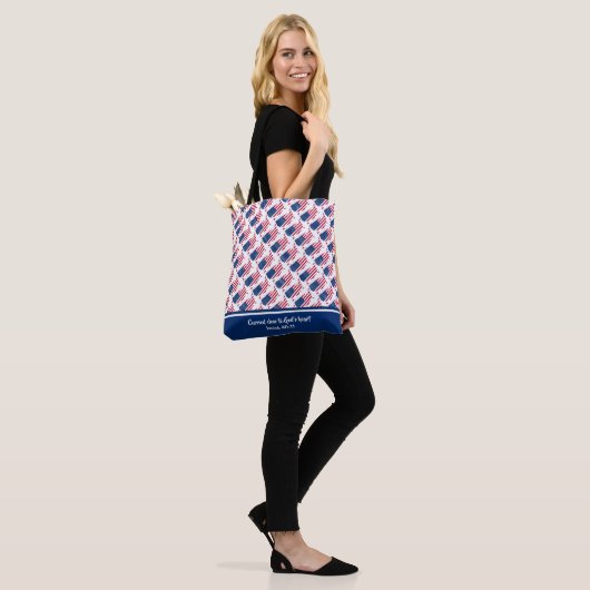 Christelijke scripts US AMERICA Isaiah Tote Bag (Op model)