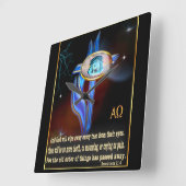 Christelijke scripts vierkante klok (Hoek)