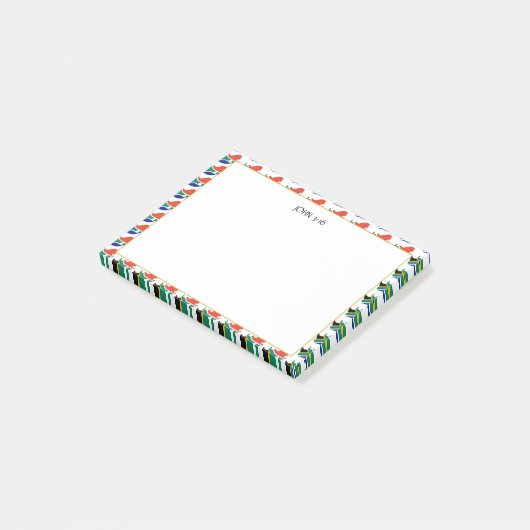 CHRISTELIJKE scripts ZUID-AFRIKA Post-it® Notes (Schuin)
