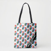 CHRISTELIJKE scripts ZUID-AFRIKA-VLAG - AANGEPAST Tote Bag (Voorkant)